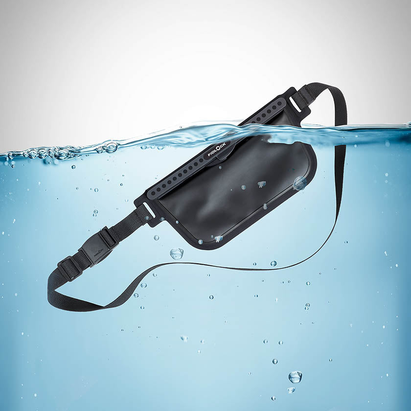 Bolso bandolera HERMETIC (Negro y Transparente)