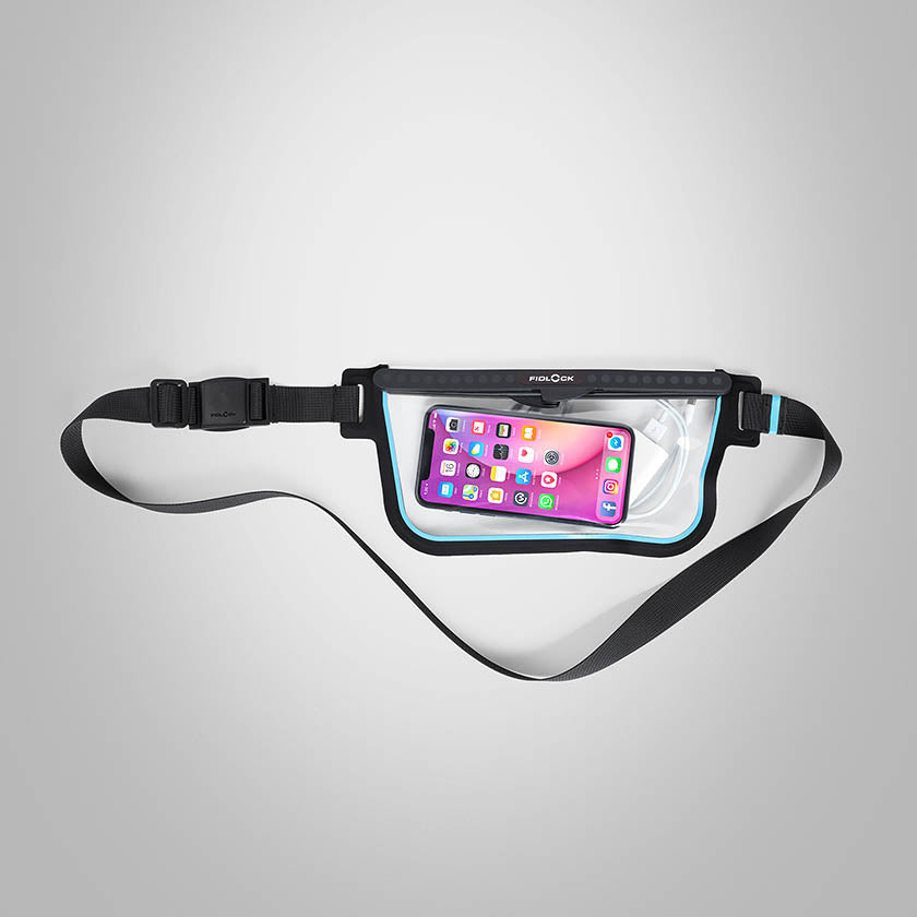 Bolso bandolera HERMETIC (Negro y Transparente)